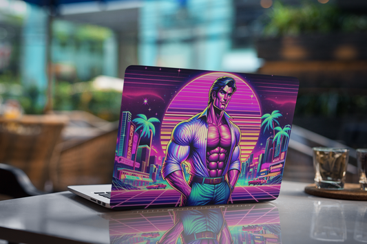 Cartoon Human Wallpaper Skin for Laptop Animated