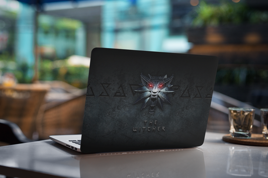 The Witcher Horror laptop skin for laptop