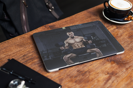 Gym Boy Laptop skin for gym lover